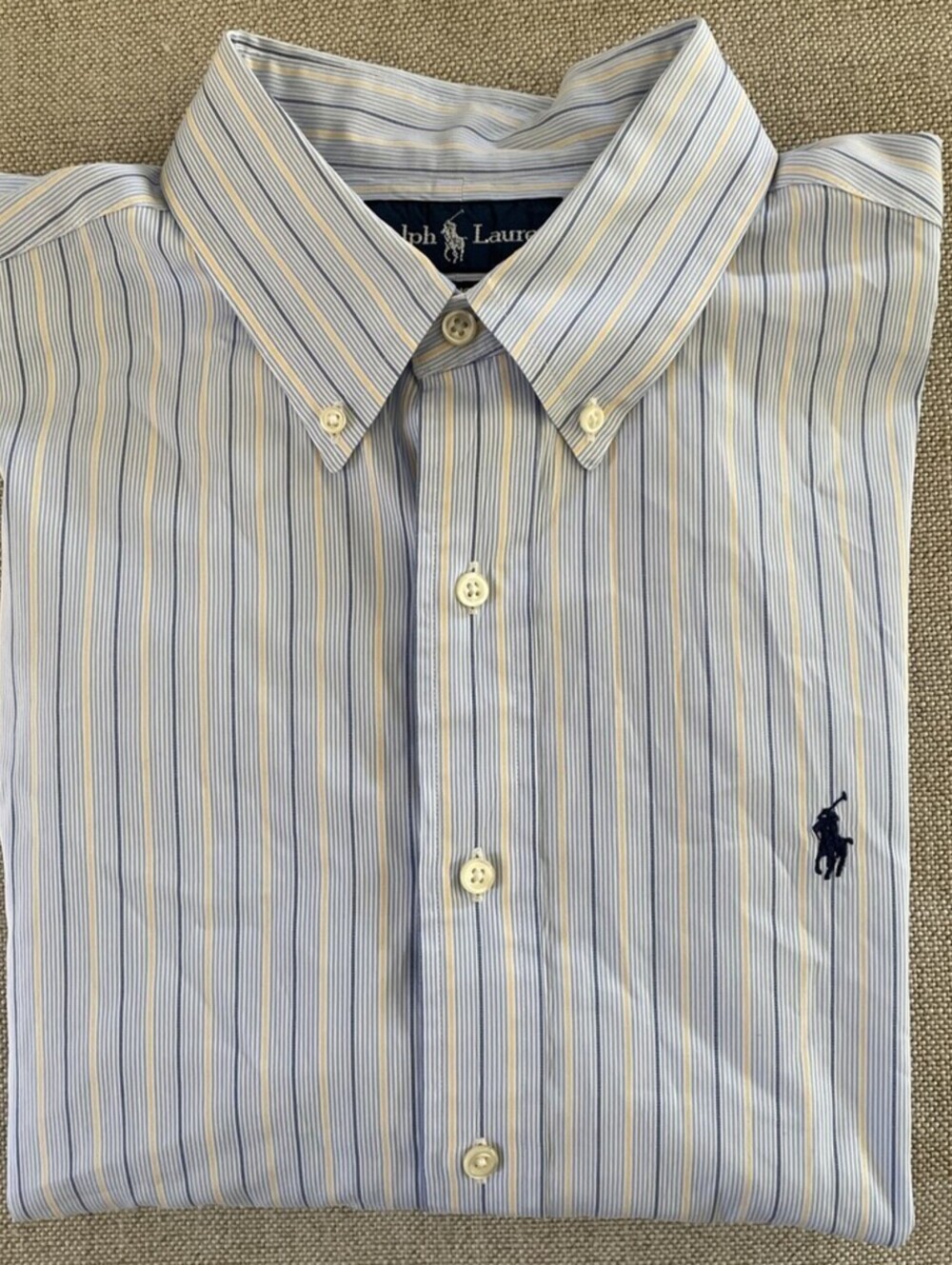 Polo Ralph Lauren Bold Stripe Button Collar Shirt -35 L